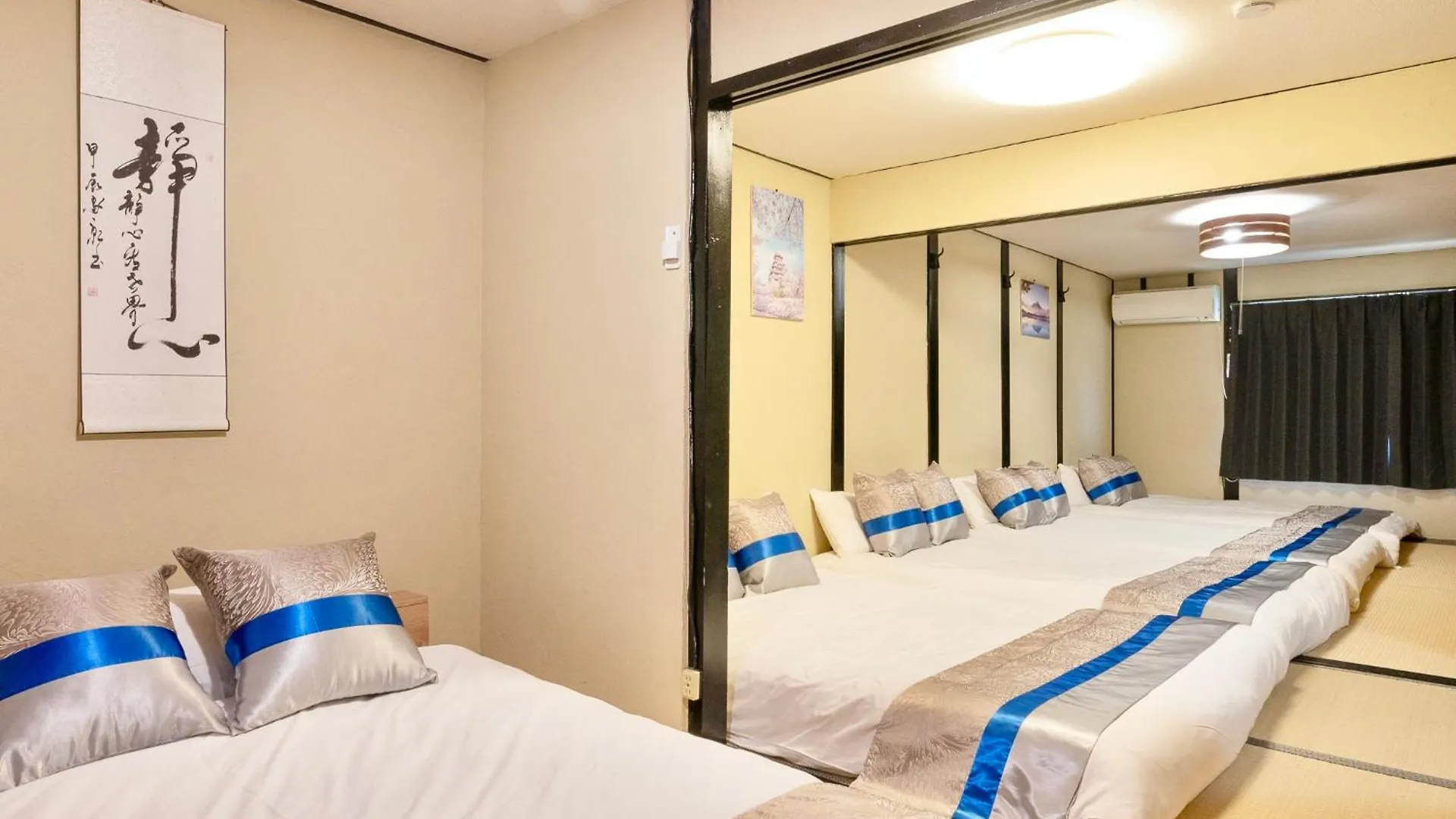 Apartmán Kizuna 絆 - 5 Bedding In 2 Tatami Rooms, Max 11, 1 And A Half Bath Rooms, 30Min To Usj, Kaiyukan Aquarium & Namba, 12Min To Kyocera Dome, , Japanese Style Private House Rental Ósaka