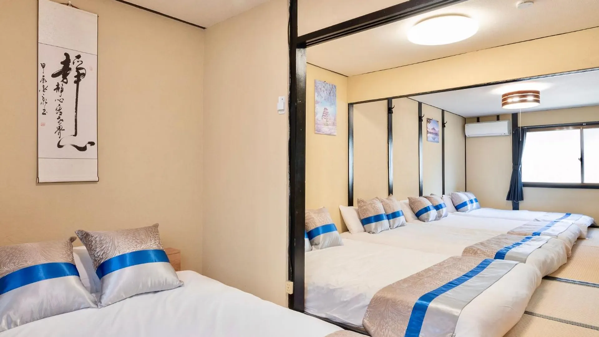 Kizuna 絆 - 5 Bedding In 2 Tatami Rooms, Max 11, 1 And A Half Bath Rooms, 30Min To Usj, Kaiyukan Aquarium & Namba, 12Min To Kyocera Dome, , Japanese Style Private House Rental Ósaka Apartmán